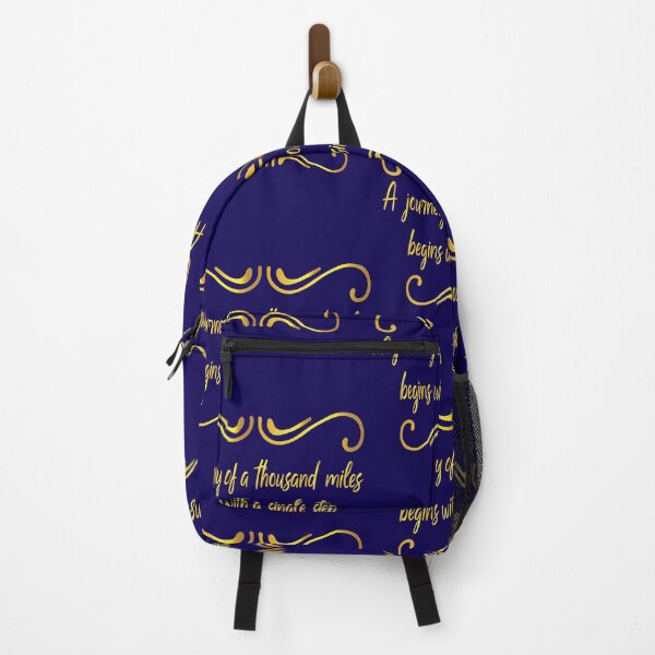 Item preview, A journey of a thousand miles begins with a single step, Motivational quotes, positive words and inspirational sayings for encouraging to do the best in your life. designed and sold by Quotesgallery.