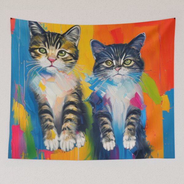 Item preview, gorgeous kitty art designed and sold by HOMEDESIGNPRINT.