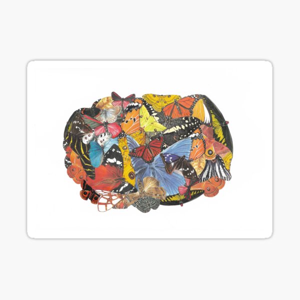 Item preview, butterfly collage designed and sold by hollandhenry.