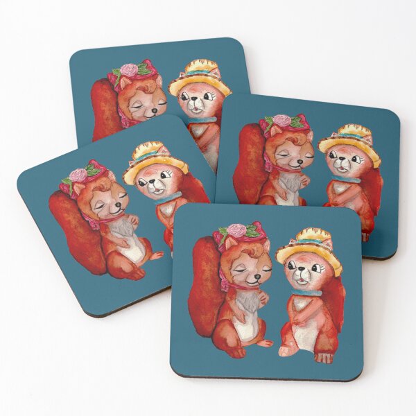 Item preview, Just a couple of Squirrels designed and sold by The kitschy Citrus.