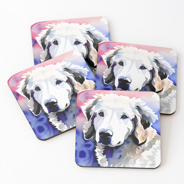 Artikelvorschau, Adorable Canine Companion: Stunning Watercolor Dog Portrait entworfen und verkauft von DavesDogShop.