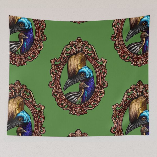 Item preview, Bird Cameo: Cassowary (Big Daddy) designed and sold by FreyStrandDraws.