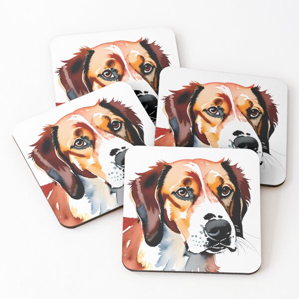 Artikelvorschau, Adorable Canine Companion: Stunning Watercolor Dog Portrait entworfen und verkauft von DavesDogShop.