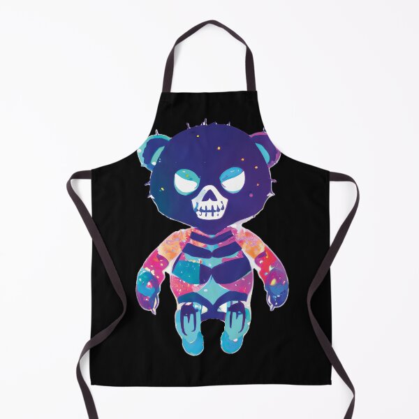 Aperçu de l'œuvre Ours en peluche squelette coloré créée et vendue par Goatonfire.