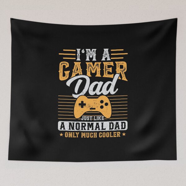 Item preview, Normal Dad + Gamer = Cool Dad, i'm a gamer dad like a normal dad only much cooler designed and sold by RedArtsDesign.
