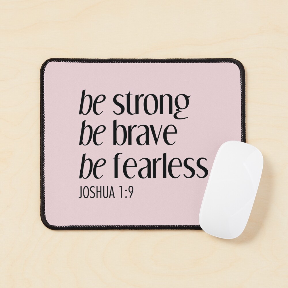 Be Strong Be Brave Be Fearless - Motivational Quotes - Orange | Poster