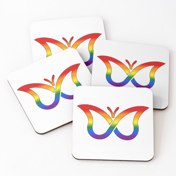 Item preview, ADHD and LGBT Pride Butterfly designed and sold by Zeons-Art.