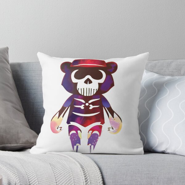Item preview, Oso de peluche esqueleto rojo vivo designed and sold by Goatonfire.
