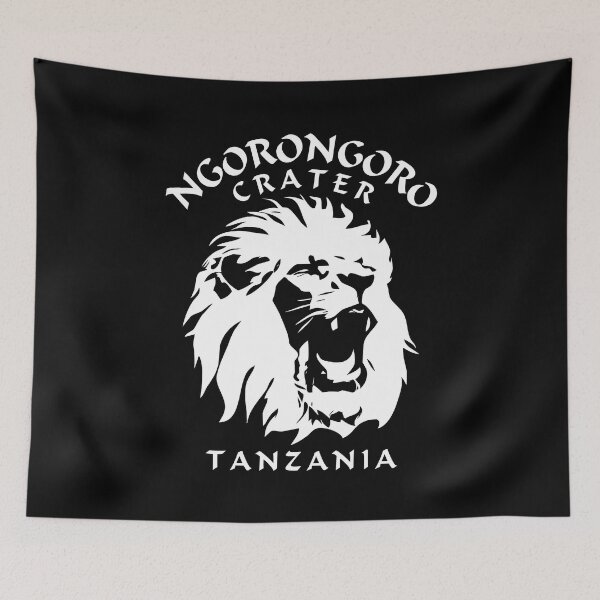 Item preview, Ngorongoro Crater Tanzania | Lion Face designed and sold by TMBTM.