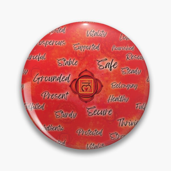 Item preview, Root Chakra Inspirational Words designed and sold by Violet House Art.