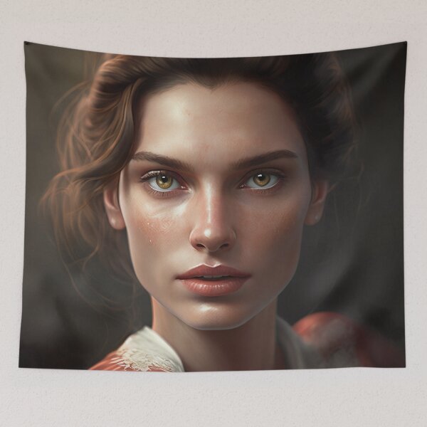Item preview, Polish Women Realistic Portrait designed and sold by unrealartwork.