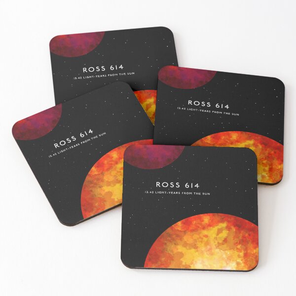 Item preview, Ross 614 Minimalist Poster Art Astronomy Art designed and sold by Eanna Art.