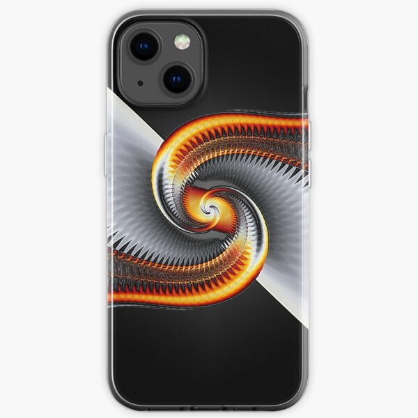 Silver Plastic Snail iPhone Flexible Hülle