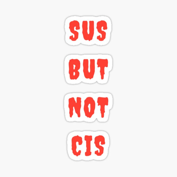 Sus emote for all of your Red accusation needs (I hope this is okay to put  here lol) : r/AmongUs