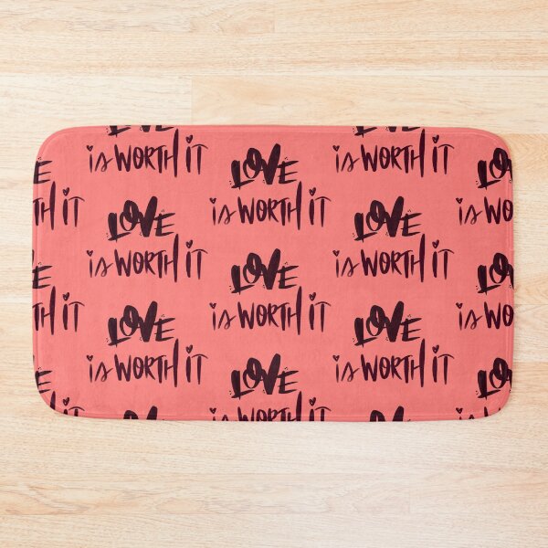 Item preview, LOVE IS WORTH IT BRICK RED  designed and sold by GIVENGRACE.ART.