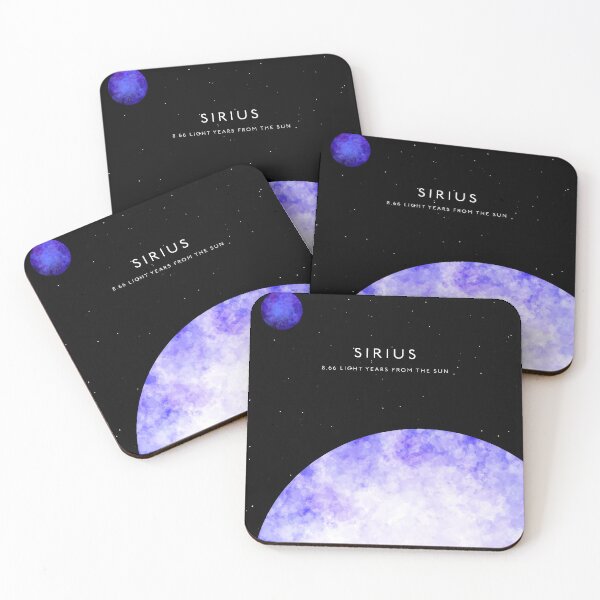 Item preview, Sirius Minimalist Poster Art Astronomy Art designed and sold by Eanna Art.