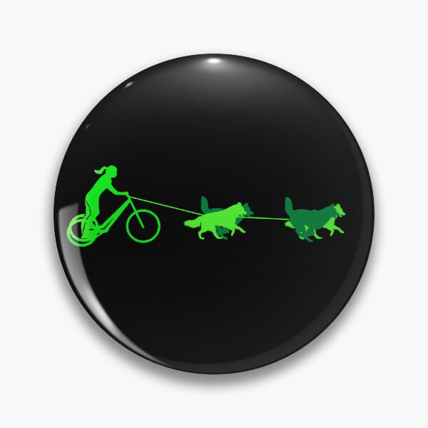 Item preview, 4 Dog Rig Husky Female Green designed and sold by DoggoWisdoms.