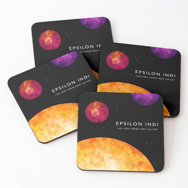 Item preview, Epsilon Indi Minimalist Poster Art Astronomy Art designed and sold by Eanna Art.