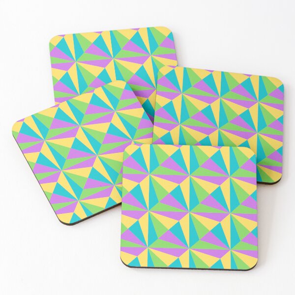 Item preview, Abstract geometric triangles multicolor pattern  designed and sold by cutecrazytshirt.