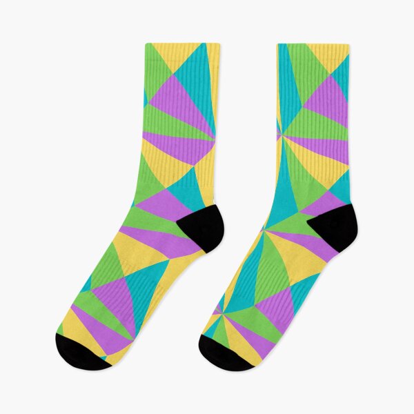 Item preview, Abstract geometric triangles multicolor pattern  designed and sold by cutecrazytshirt.