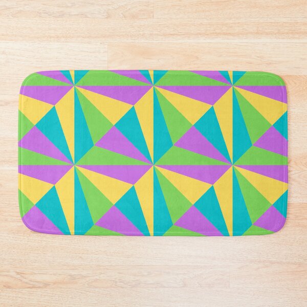 Item preview, Abstract geometric triangles multicolor pattern designed and sold by cutecrazytshirt.
