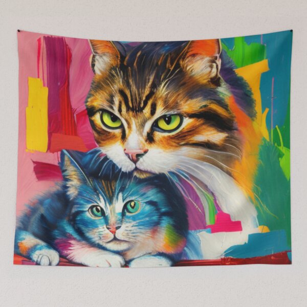 Item preview, gorgeous kitty art designed and sold by HOMEDESIGNPRINT.