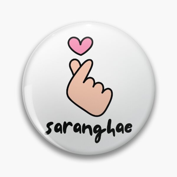 Item preview, Saranghae Korean Finger Heart designed and sold by koolaidcupcake.