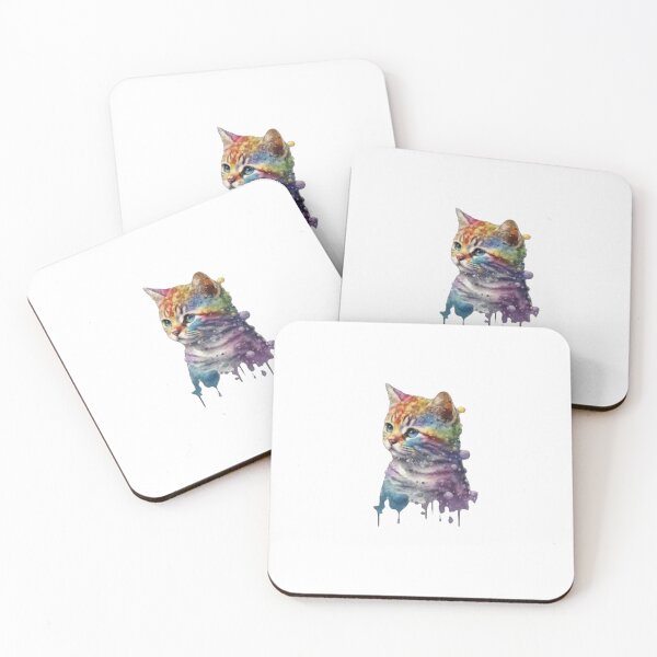 Item preview, Copy of Copy of Copy of cat looking at sunset.A cat watching the sunset. Cat lover art, cats snuggling in love, gift for wife designed and sold by Sophistical.