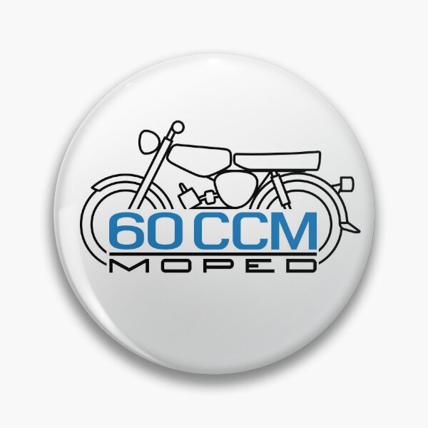 Item preview, Moped S51 60cc emblem (black) designed and sold by VEB Ostladen.
