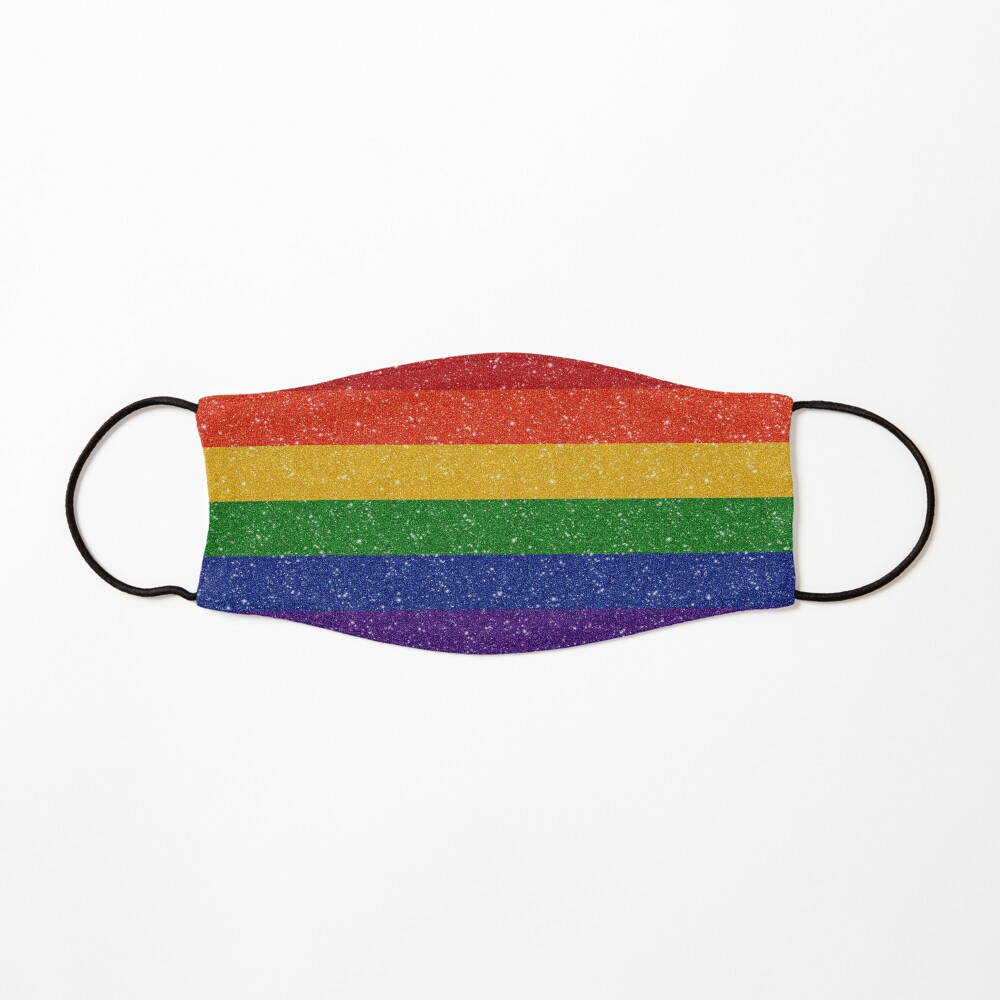 Faux Glitter LGBTQ Pride Rainbow Flag Background | Tote Bag