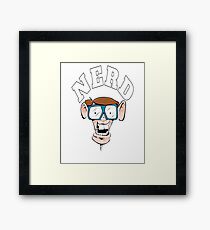 Funny Nerd Framed Print