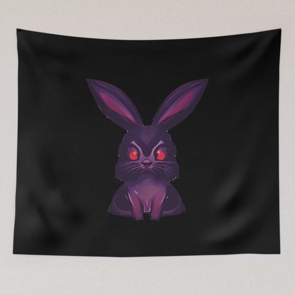 Item preview, Red Eyed Edgy Gothic Rabbit designed and sold by Goatonfire.