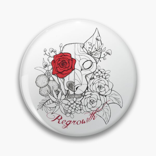 Item preview, Regrowth, Cat Skull and Flowers designed and sold by Jellomutt.