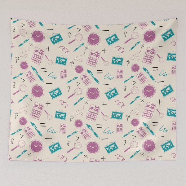 Item preview, Back to School Seamless Patterns #4 designed and sold by NiceDesignLand.