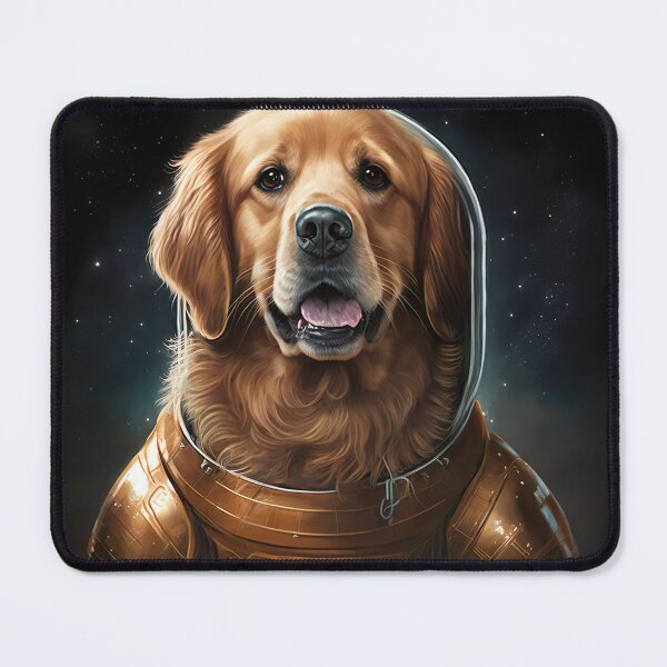 Item preview, Golden Retriever Astronaut Suit The Force designed and sold by unrealartwork.