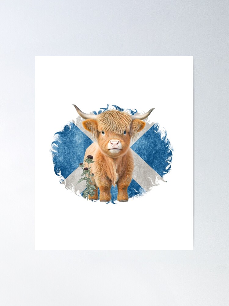 Highland Cow Wrapping Paper Scottish Highlands Eco Friendly Gift