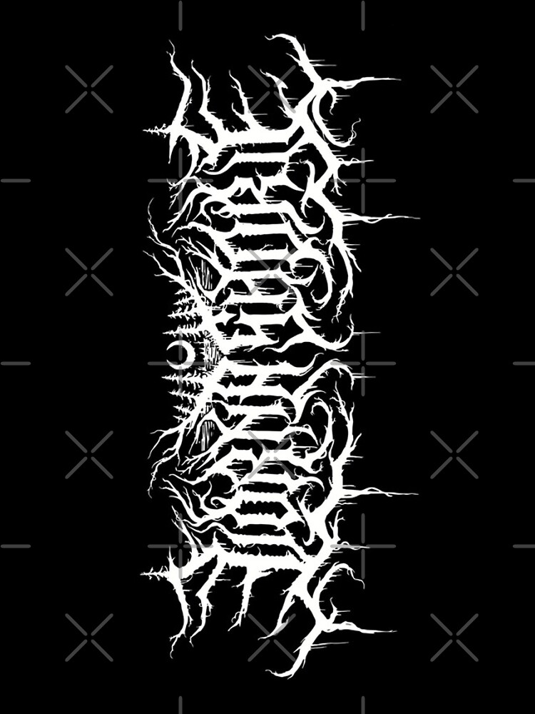 Lorna shore logo in white iPhone Case