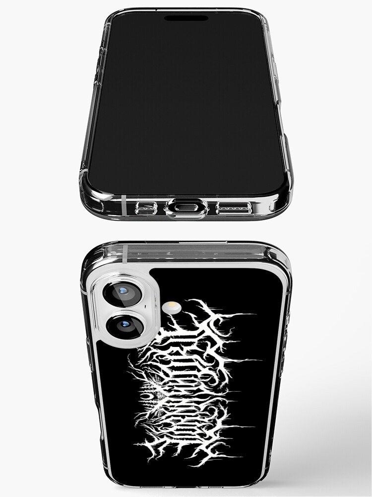 Lorna shore logo in white iPhone Case