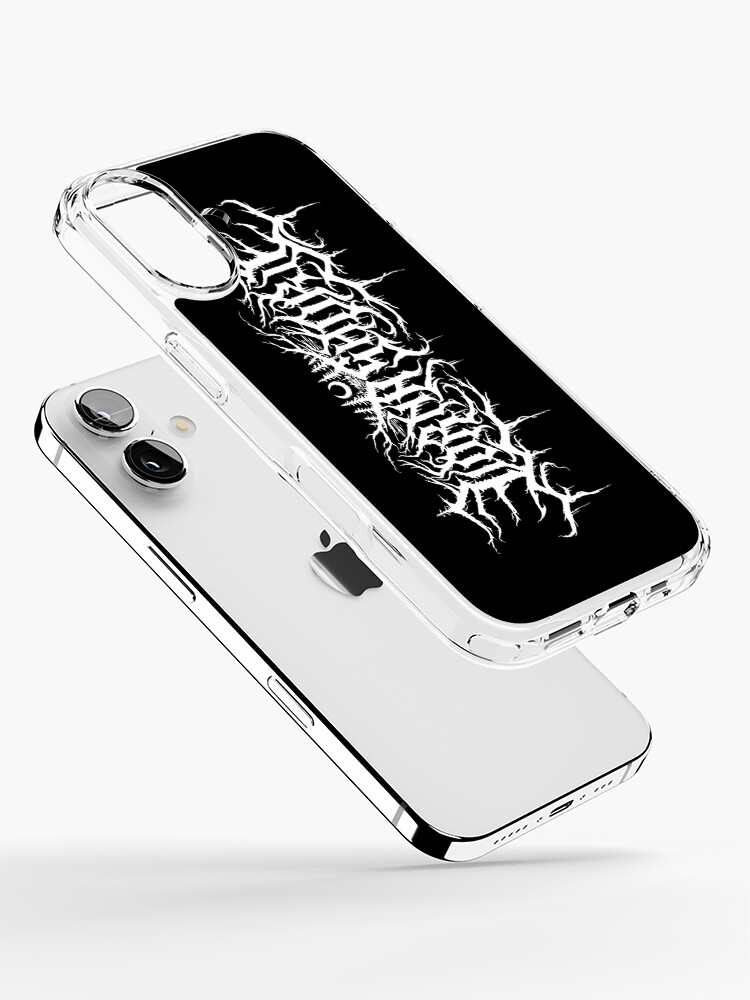 Lorna shore logo in white iPhone Case