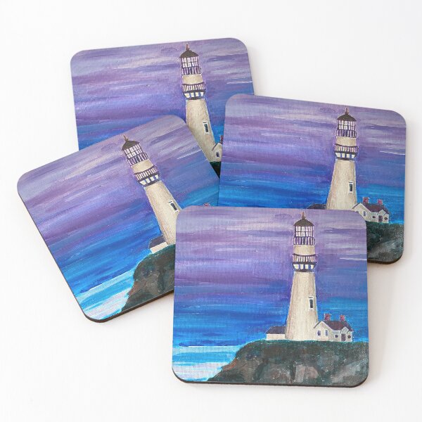 Item preview, Lighthouse and ocean painting  designed and sold by lizzythelizard1.