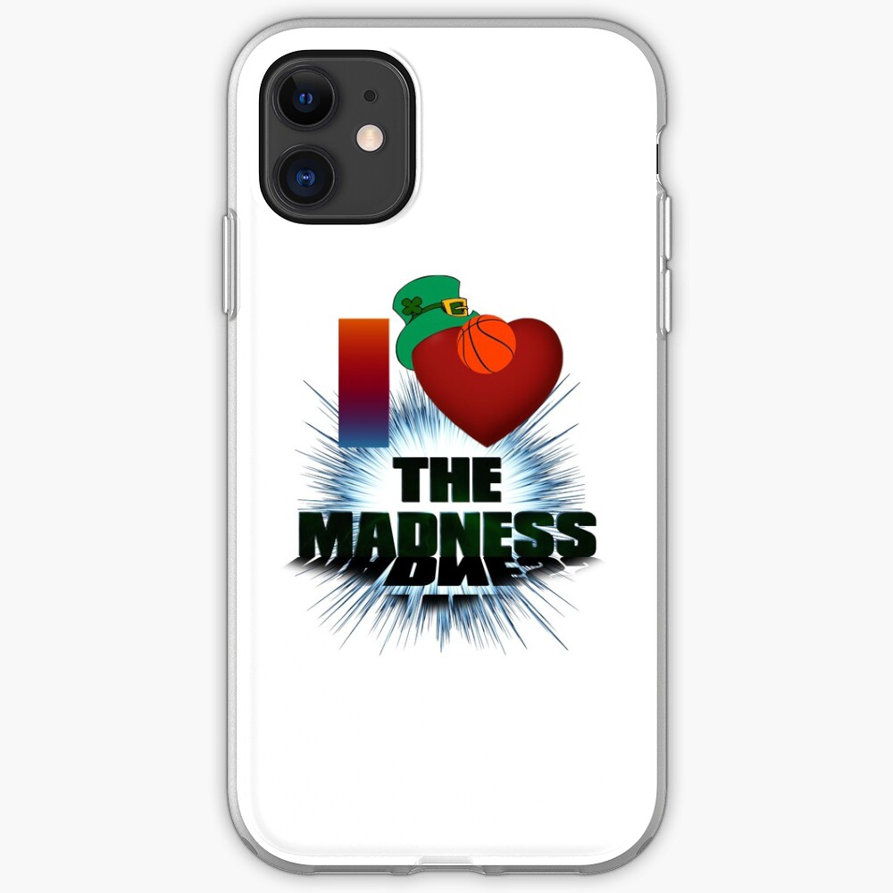 I Love The Madness Basketball Graphic Design iPhone Case & Cover