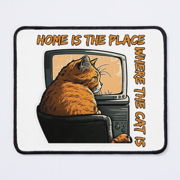 Item preview, Home Is The Place Where The Cat Is designed and sold by Art-Ona.