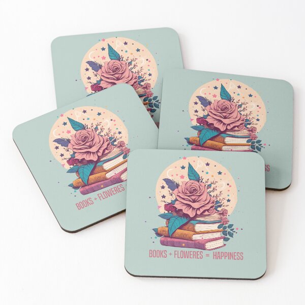 Item preview, "Books and Flowers: A Match Made in Heaven for Lovers of Both" designed and sold by manardesign.