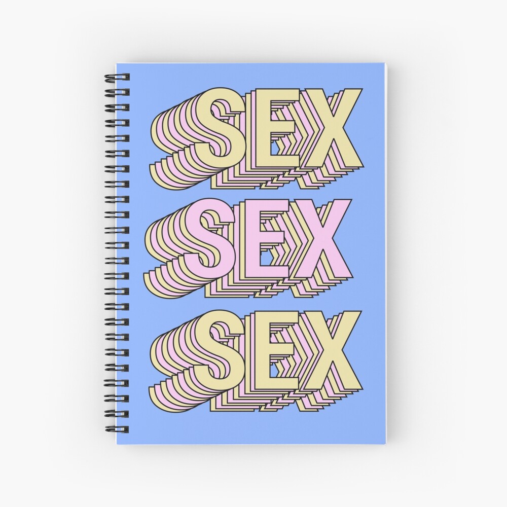 Retro Sex Spiral Notebook For Sale By Callmeraddad Redbubble