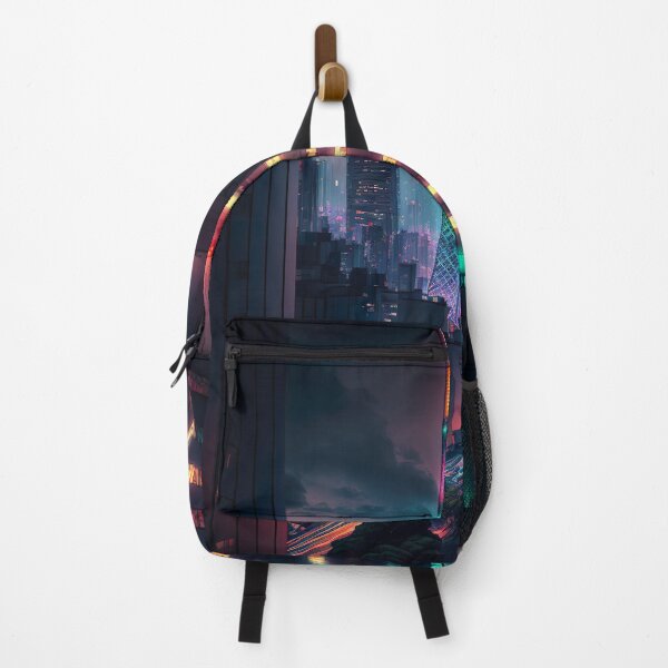 Item preview, Futuristic Tokyo Japan Neon Style Illustration designed and sold by unrealartwork.