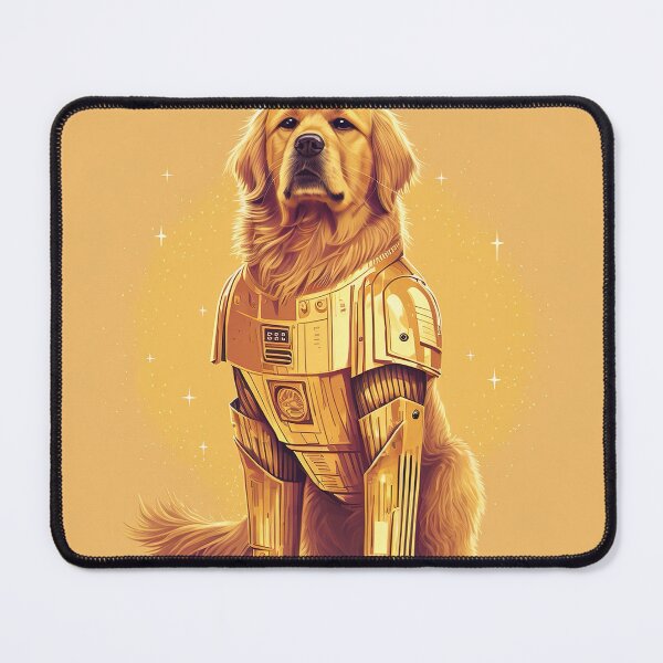 Item preview, Golden Retriever Dog The Force Android Astronaut  designed and sold by unrealartwork.