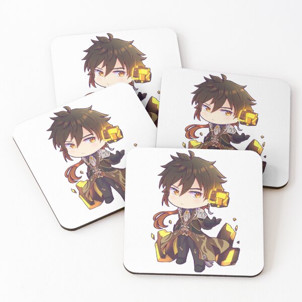 Item preview, Genshin Impact Zhongli chibi designed and sold by krowmiums.