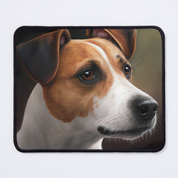 Item preview, Jack Russel Terrier Dog Realistic Portrait designed and sold by unrealartwork.