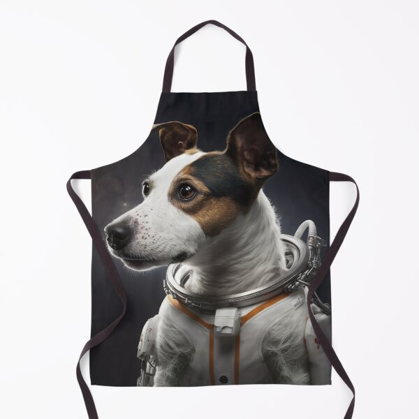 Aperçu de l'œuvre Costume d'astronaute réaliste Jack Russel Terrier créée et vendue par unrealartwork.