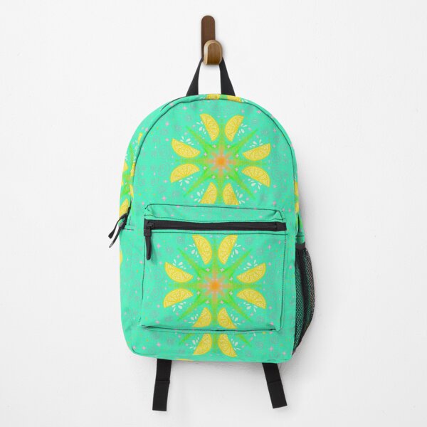 Item preview, retro citrus lemon_aqua designed and sold by NeonEye-Designs.